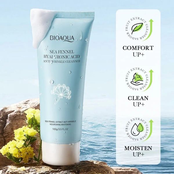 Gentle foaming cleanser with sea fennel extract, 100 ml